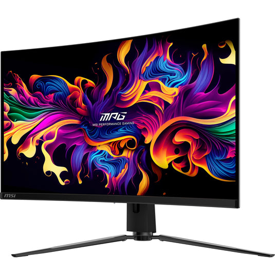 Msi mpg 321curx qd-oled 31.5 4k uhd curved gaming monitor (zwart, 2x hdmi, displayport, 2x usb-a, usb-b, usb-c, 240 hz)