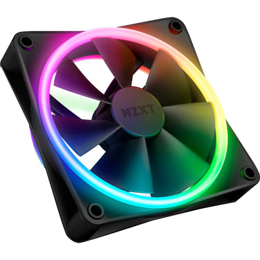 Nzxt f120 rgb duo case fan (zwart, 120 x 120 x 25 mm, pwm, zonder controller)