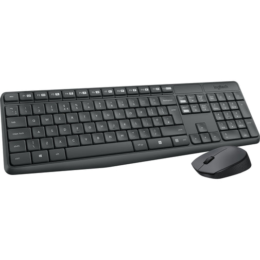 Ty toetsenbord en muis logitech mk235 qwer grijs