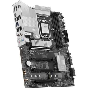 Msi pro b860-p wifi socket 1851 moederbord (zilver, raid, 5gb-lan, wi-fi 7, bt, sound, atx)
