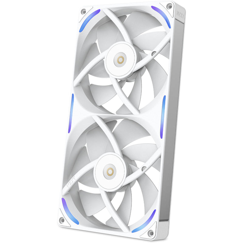 Load image into Gallery viewer, Nzxt performance fan f280x rgb case fans (wit, 2 stuks, 280 x 140 x 30 mm, pwm)
