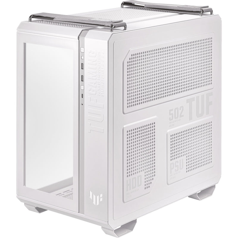 Load image into Gallery viewer, Asus tuf gaming gt502 plus midi tower behuizing (wit | 2x usb-a | 1x usb-c | tempered glass)
