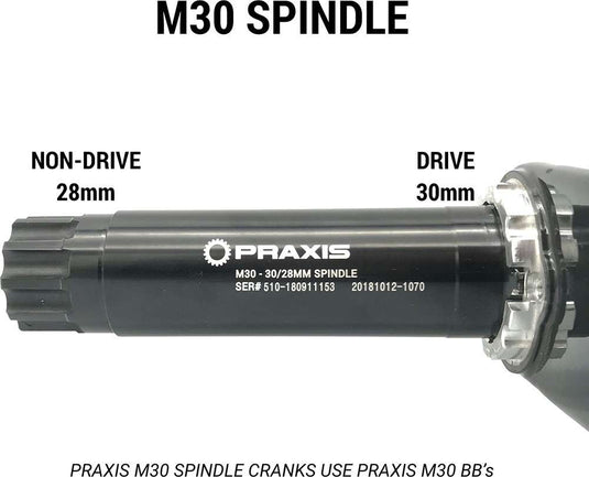 Praxis Trapas adapter M30 386EVO Road 86.5mm