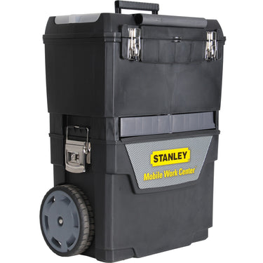 Stanley mobile work center 2in1 gereedschapskist (zwart grijs)