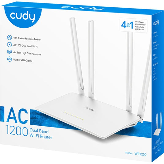 Cudy ac1200 wi-fi router (wit, app)