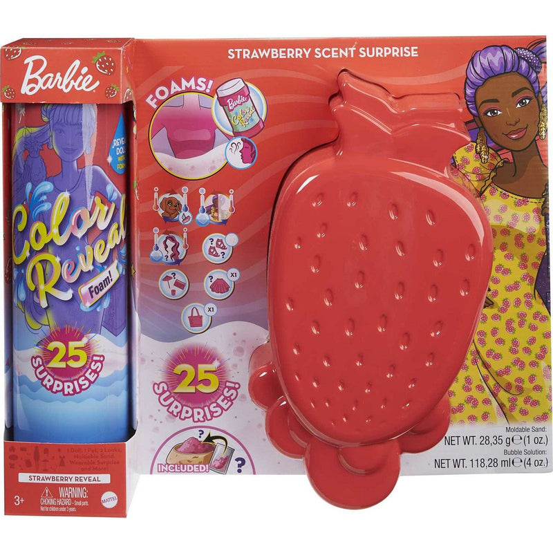 Load image into Gallery viewer, Barbie color reveal - schuim aardbei pop (wave 3)
