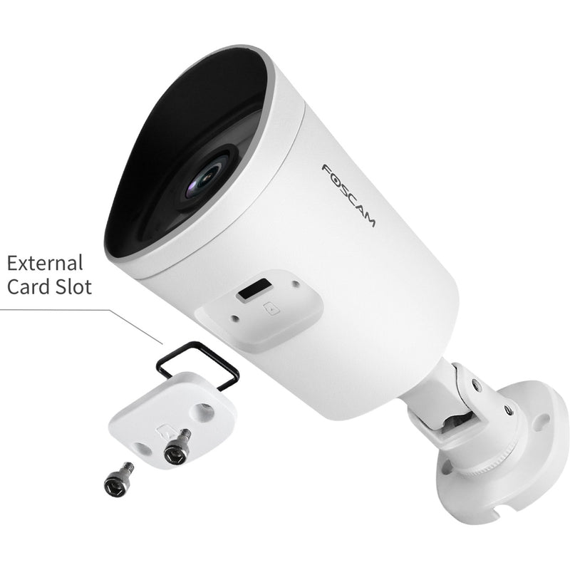 Load image into Gallery viewer, Foscam g4p super hd wifi buitencamera (wit, 4 mp, 2k, wlan)
