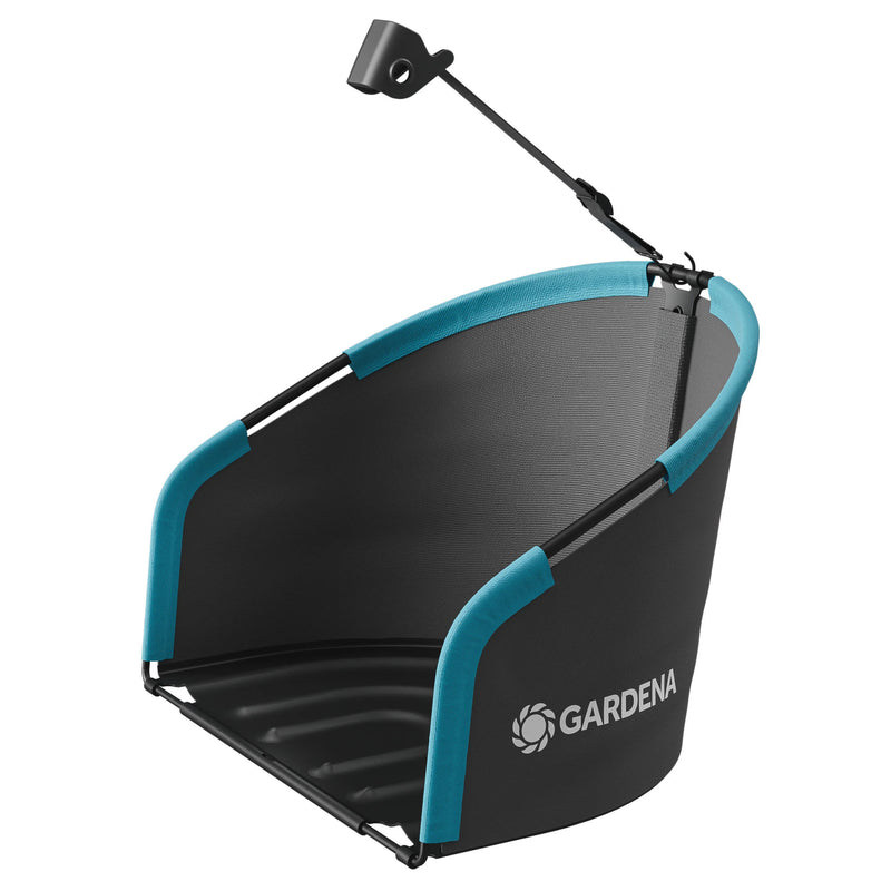 Load image into Gallery viewer, Gardena grasopvangbak 49 liter opvangzak (grijs turquoise, 11770-20)
