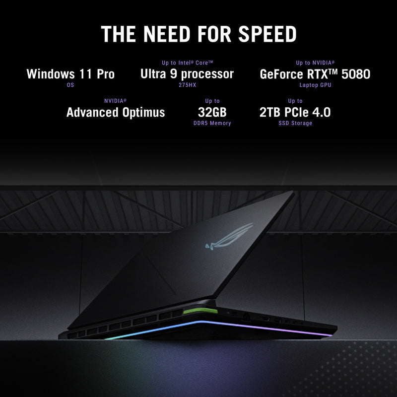 Load image into Gallery viewer, Asus rog strix g16 g615lr-s5072w 16 copilot+ gaming laptop (zwart grijs | core ultra 9 275hx | rtx 5070 ti | 32 gb | 1 tb ssd)
