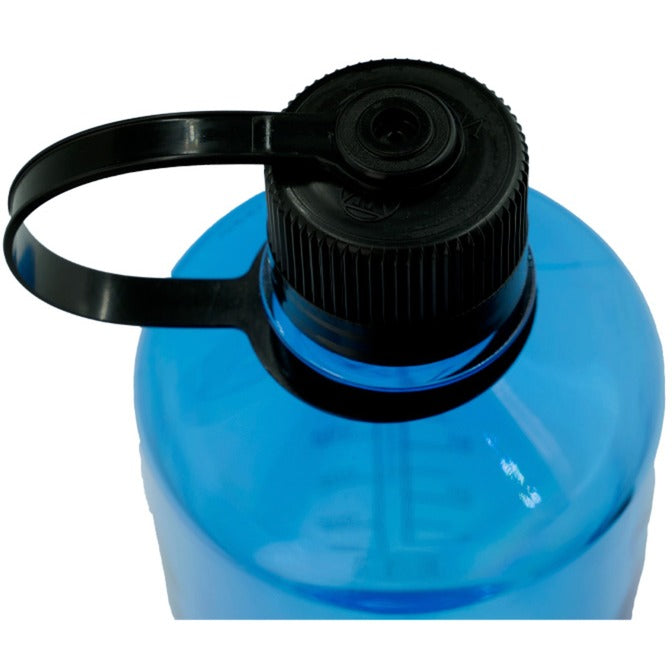 Load image into Gallery viewer, Nalgene drinkfles “narrow mouth sustain” 1 liter, 32oz (transparant blauw)
