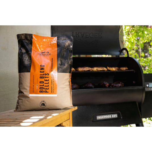Traeger bold blent pellets - limited edition brandstof (8 kg)