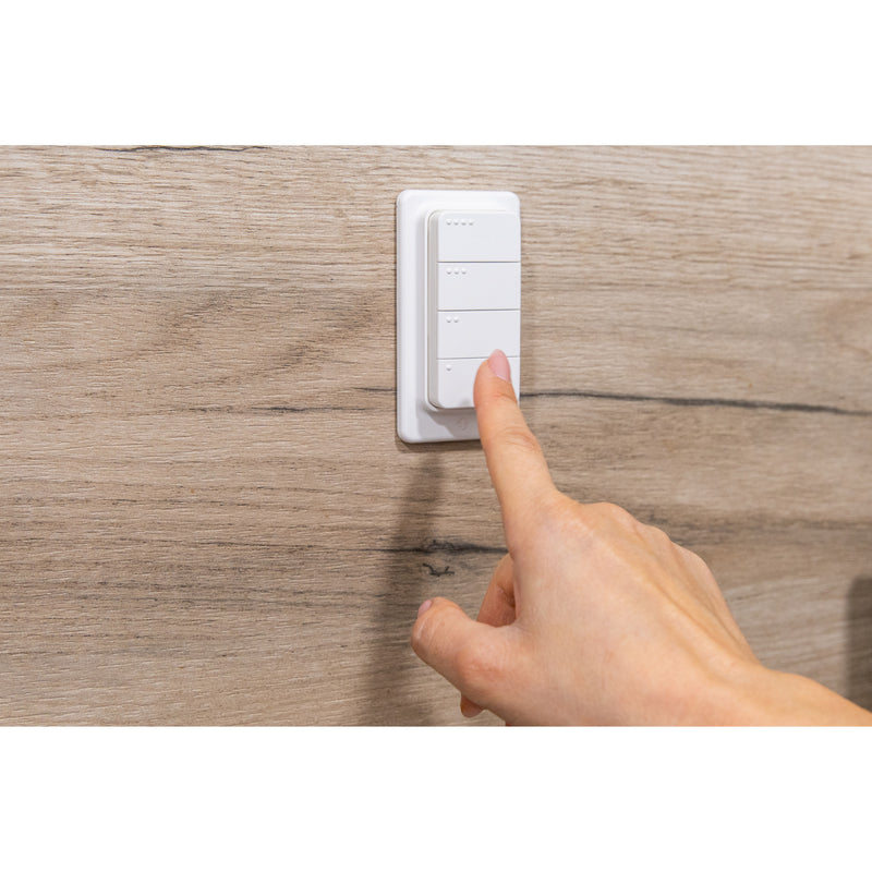 Load image into Gallery viewer, Shelly blu rc button 4 zb afstandsbediening (wit, bluetooth 5 (le), zigbee)
