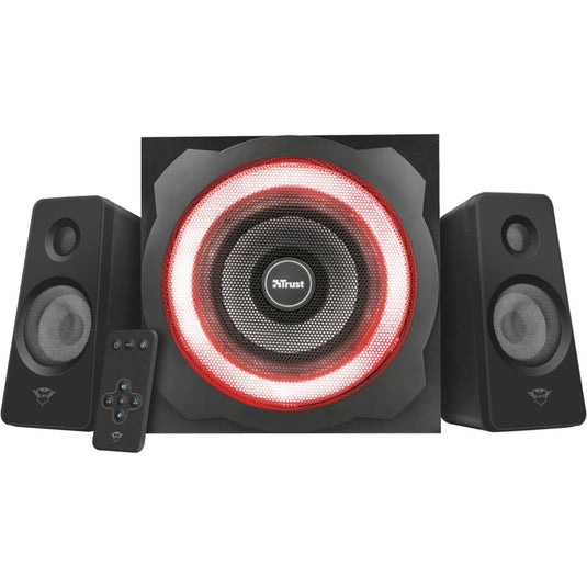 Trust gxt 629 tytan rgb illuminated 2.1 speaker set pc-luidspreker (zwart)