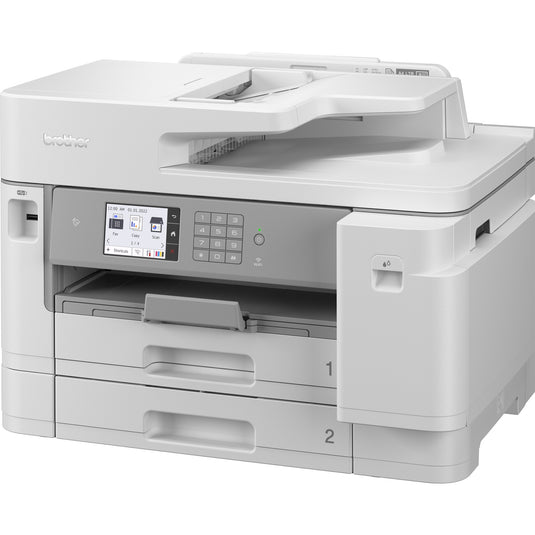 Brother mfc-j5955dw all-in-one inkjetprinter met faxfunctie (grijs, scannen, kopiëren, faxen, lan, wi-fi)