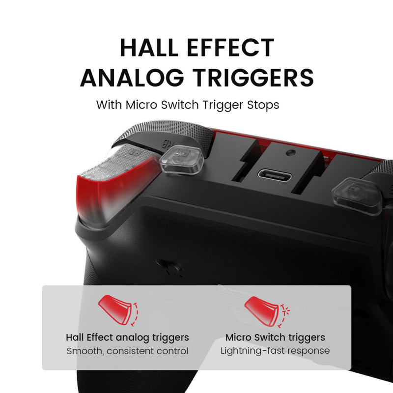 Load image into Gallery viewer, Gamesir g7 pro tri-mode - shadow ember gamepad (zwart donkerrood, xbox series x|s, xbox one, pc, android, steam)
