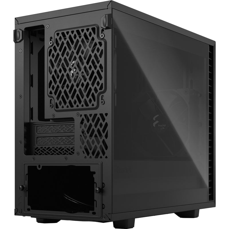 Afbeelding laden in galerijviewer, Fractal design define 7 nano black tg light tint midi tower behuizing (zwart | 4x usb-a | 1x usb-c | window)
