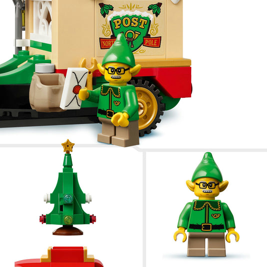Lego iconic - bezorgtruck van de kerstman constructiespeelgoed (40746)
