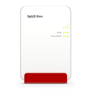 Fritz! box 6860 5g edition international draadloze router (rood, mesh, 5g)