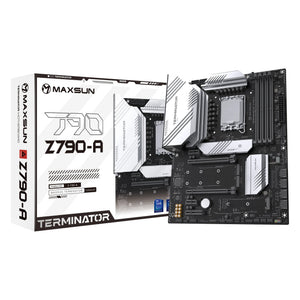 Maxsun ms-terminator z790-a socket 1700 moederbord (zwart, raid, 2.5 gb-lan, sound, atx)