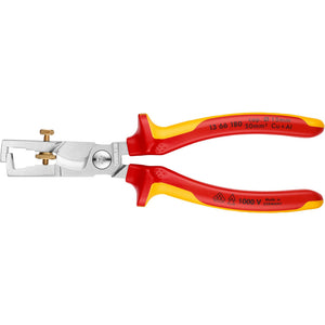 Knipex 15 mm 187 mm strix® striptangen met kabelschaar - vde - capaciteit - 13 66 180