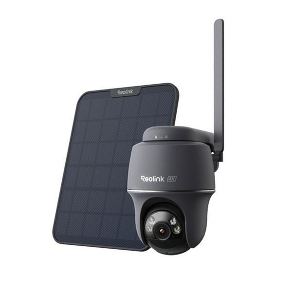 Afbeelding laden in galerijviewer, Reolink g440 plus solar, 4k 8mp draadloze 4g lte batterijcamera (zwart, met 6w zonnepaneel)
