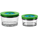 Bosch vacuüm opbergdozen mmzv0sb2 container (transparant groen, 2 stuks)