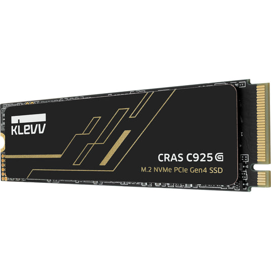 Klevv cras c925g 1 tb ssd (zwart, k01tbm2sp0-25g, pcie gen 4.0 x4, nvme 2.0)