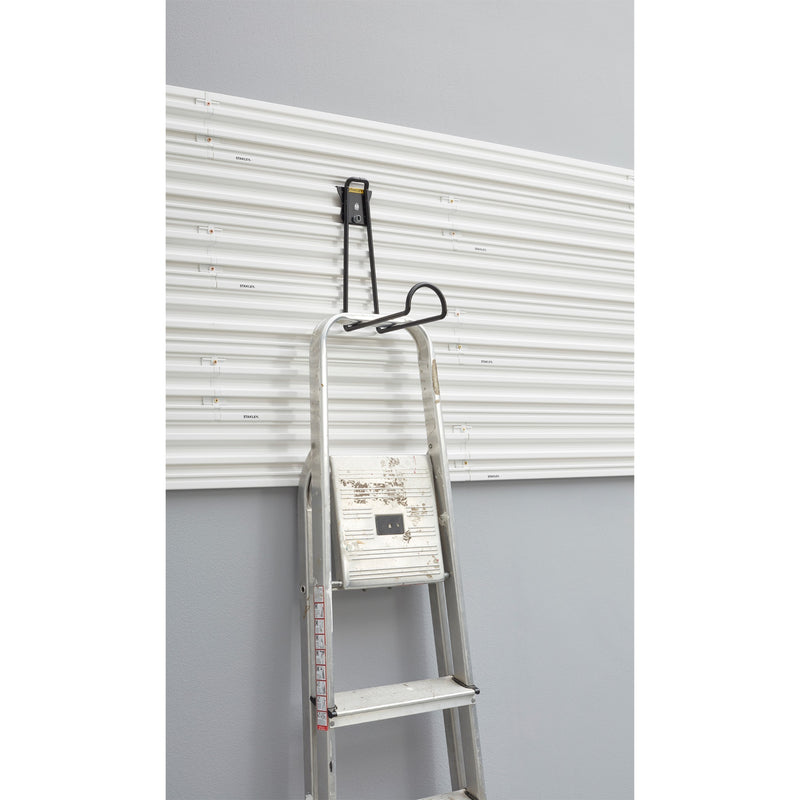 Load image into Gallery viewer, Stanley track wall - ladderhaak houder (zwart)
