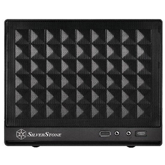 Load image into Gallery viewer, Silverstone sst-sg13b-c mini tower behuizing (zwart | 1x usb-a | 1x usb-c)

