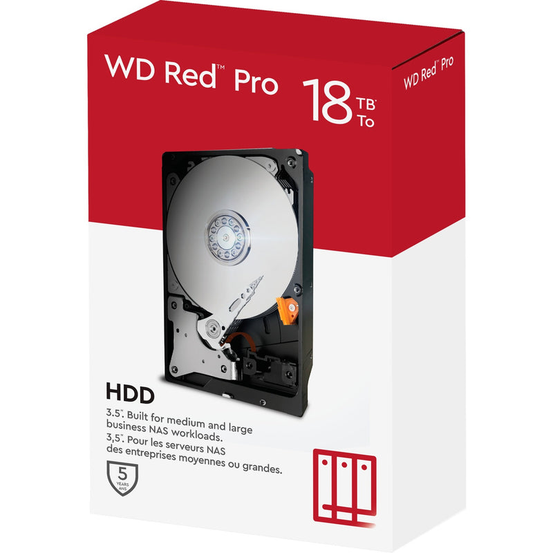 Load image into Gallery viewer, Wd red pro 18 tb harde schijf (181kfgx, sata 600, 24 7, af)
