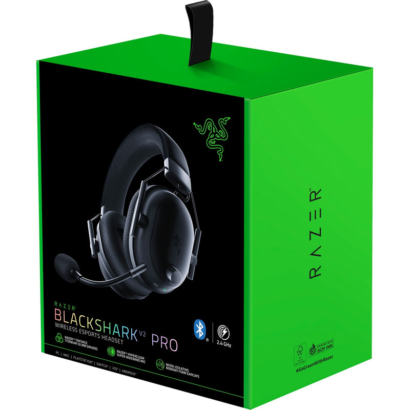 Load image into Gallery viewer, Razer blackshark v2 pro over-ear gaming headset (zwart, pc, playstation 4, xbox one, nintendo switch)
