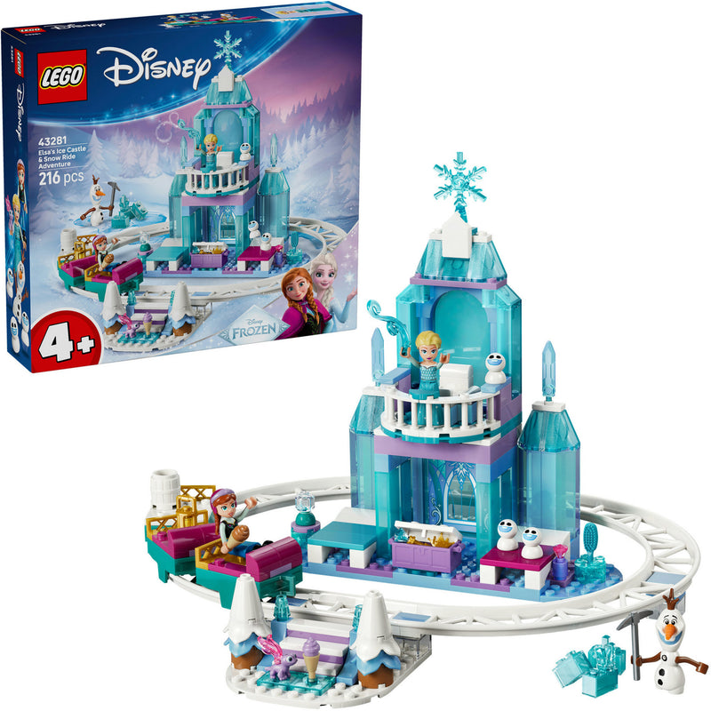 Load image into Gallery viewer, Lego disney princess - elsa's ijskasteel en sneeuwrit constructiespeelgoed (43281)
