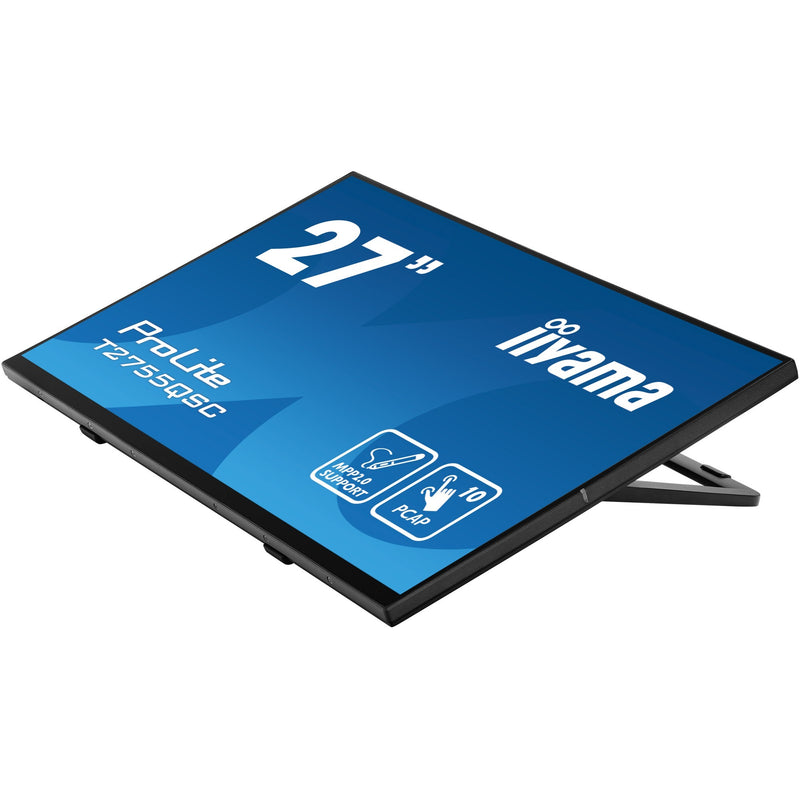 Load image into Gallery viewer, Iiyama prolite t2755qsc-b1 27 touchscreen monitor (zwart, hdmi, displayport, 2x usb-a, usb-b)
