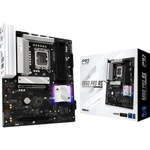 Asrock b860 pro rs socket 1851 moederbord (raid, 2.5 gb-lan, sound, atx)