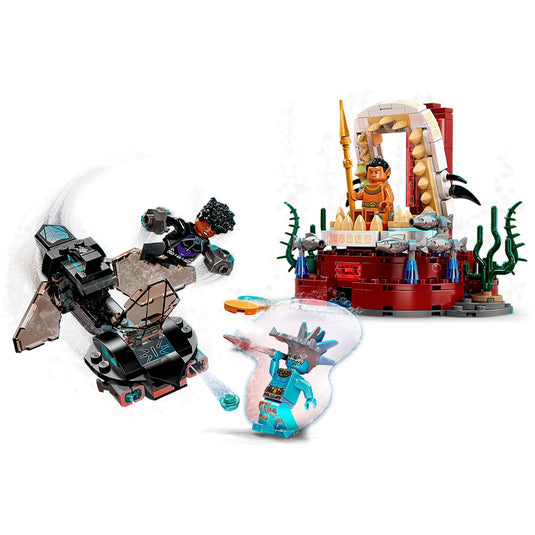 Lego marvel - koning namor’s troonzaal constructiespeelgoed (76213)