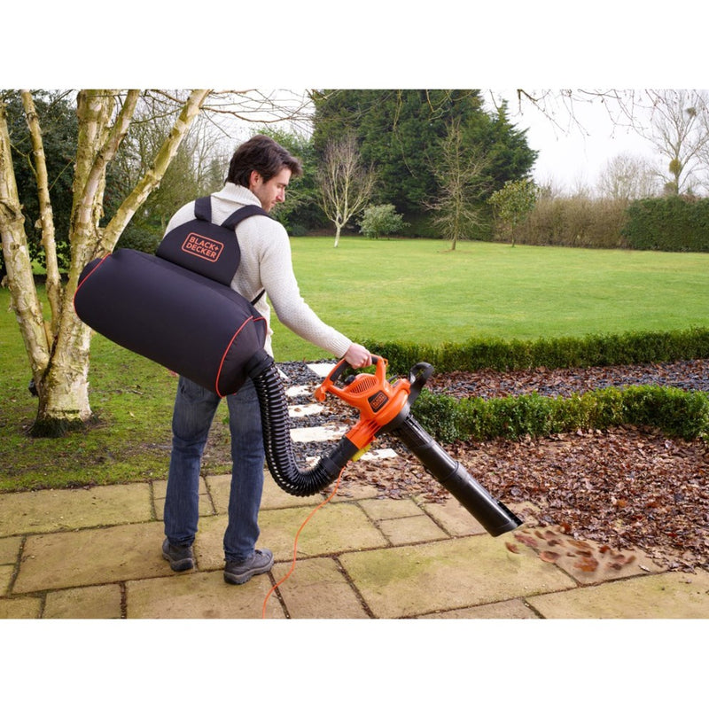 Load image into Gallery viewer, Black+decker opvangzak voor tuinruimers gwbp1 (zwart oranje)
