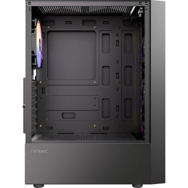 Load image into Gallery viewer, Antec ax27 rgb elite midi tower behuizing (zwart | 3x usb-a | tempered glass)

