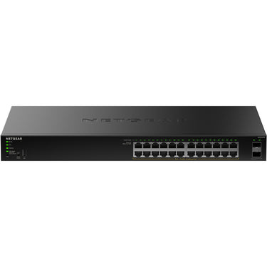 Netgear gs324tpv2 switch (zwart, 190w poe budget)