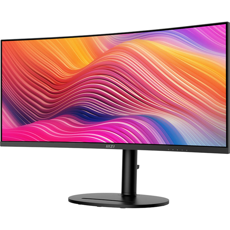 Load image into Gallery viewer, Msi modern md342cqp 34 ultrawide monitor (zwart, hdmi, displayport, 2x usb-a, usb-b, usb-c)
