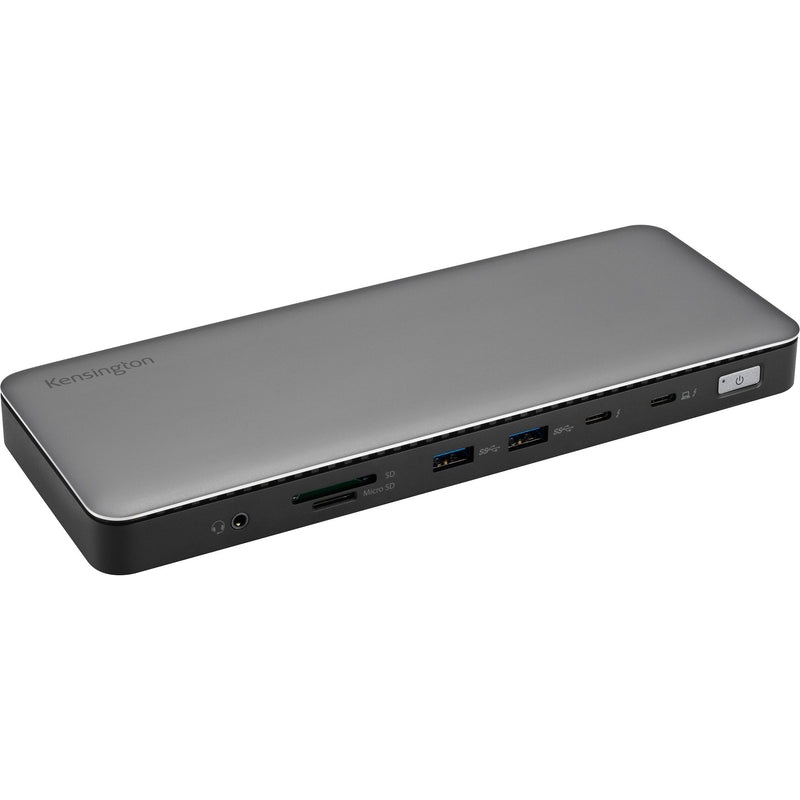 Afbeelding laden in galerijviewer, Kensington sd5760t dockingstation (zilver zwart, thunderbolt 4, usb-c, usb-a, hdmi, pd)
