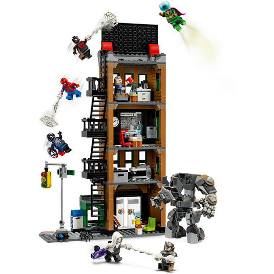 Lego marvel super heroes - spider-man vs. mysterio: de daily bugle constructiespeelgoed (76342)