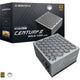 Montech century ii modulaire 1200 watt voeding (zilver, 1x 12v-2x6, 6x pcie)