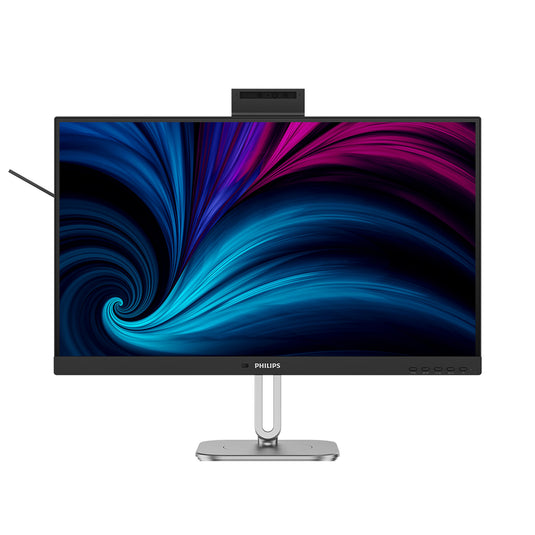 Philips 27b2u4601h 00 27 ledmonitor (zilver zwart, hdmi, displayport, usb-c, webcam, 120 hz)