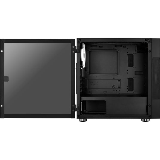 Aerocool atomic v2 mini tower behuizing (zwart | 2x usb-a | window)