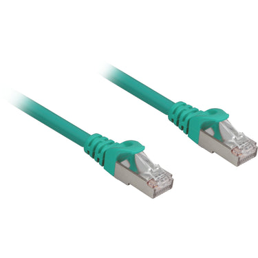 Sharkoon patchkabel sftp, rj-45 met cat.6a (groen, 10 meter, halogeenvrij)