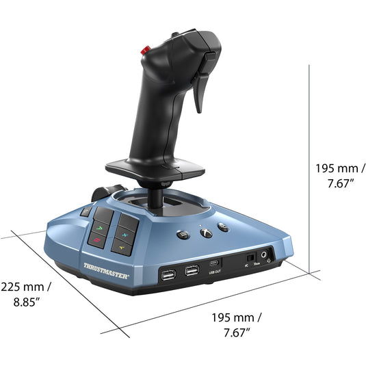 Thrustmaster tca sidestick x airbus edition joystick (zwart, pc, xbox series x|s)