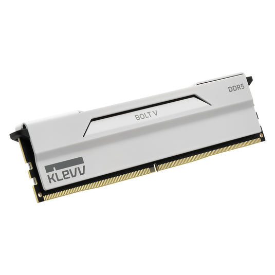 Klevv bolt v 32 gb ddr5-6000 (2x 16 gb) werkgeheugen (wit, kd5agu880-60a300i, xmp 3.0, expo)