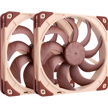 Noctua nf-a14x25 g2 pwm sx2-pp case fans (bruin, 2 stuks, 140 x 140 x 25 mm)