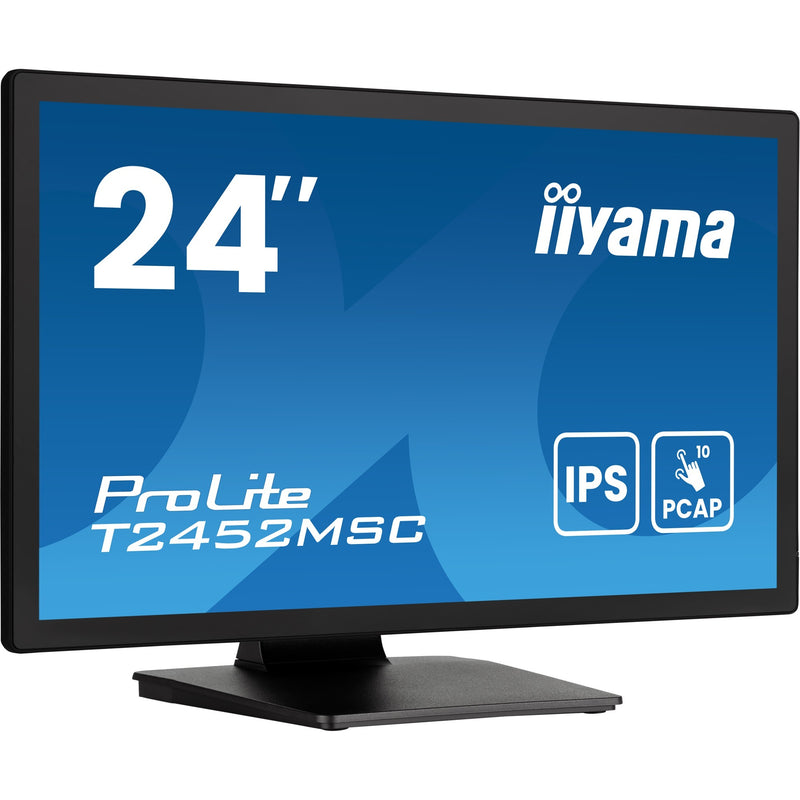 Load image into Gallery viewer, Iiyama prolite t2452msc-b1ag 23.8 touchscreen monitor (zwart, hdmi, displayport, 2x usb-a)
