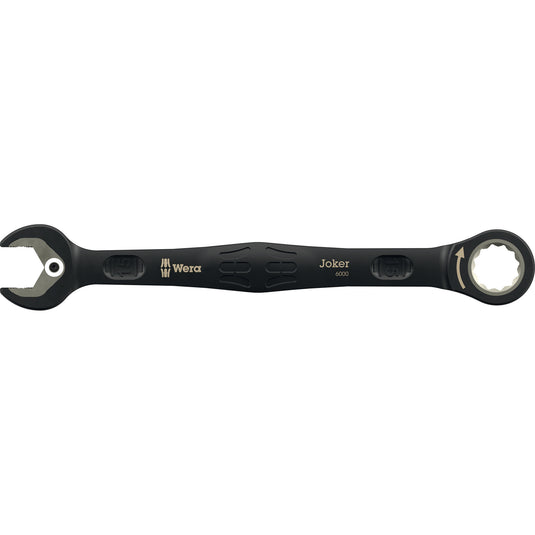 Wera 6000 joker black edition 11 set 1 steek-ringratelsleutelset, 11‑delig moersleutel (zwart)